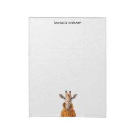 不思議なキリン ノートパッド