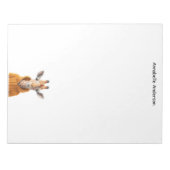 不思議なキリン ノートパッド (正面)