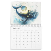 不思議なクジラたち カレンダー (3月 2027)