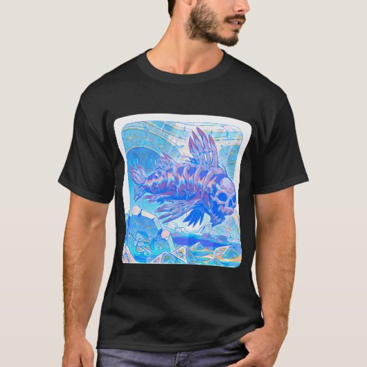 不思議なサメ Tシャツ (正面)