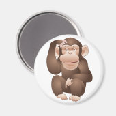 不思議なサル マグネット (正面/裏面)