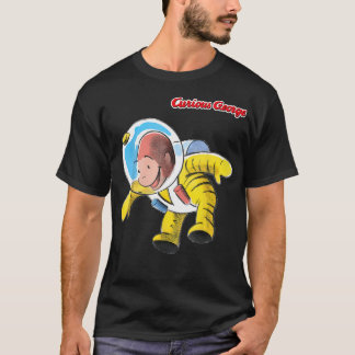 不思議なジョージハッピーアスペート宇宙飛行士ポートレート Tシャツ