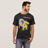 不思議なジョージハッピーアスペート宇宙飛行士ポートレート Tシャツ (正面フル)