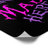 不思議なスマイルの猫は全て不機嫌疑問に思だ ポスター (角)