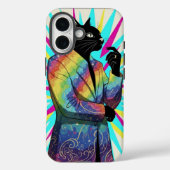 不思議なネコ Case-Mate iPhoneケース (裏面)