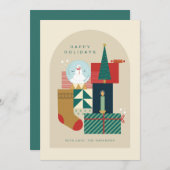 不思議なホリデーシーズンの様々な物体 シーズンカード (正面/裏面)