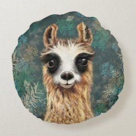 不思議なラおもしろいマ丸い枕 ラウンドクッション