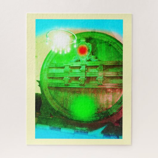 不思議なヴォールト入り口アート ジグソーパズル (縦)