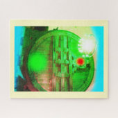 不思議なヴォールト入り口アート ジグソーパズル (横)