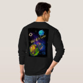 不思議な世界へと宇宙へ飛び出そう Tシャツ (裏面フル)