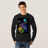 不思議な世界へと宇宙へ飛び出そう Tシャツ (正面フル)