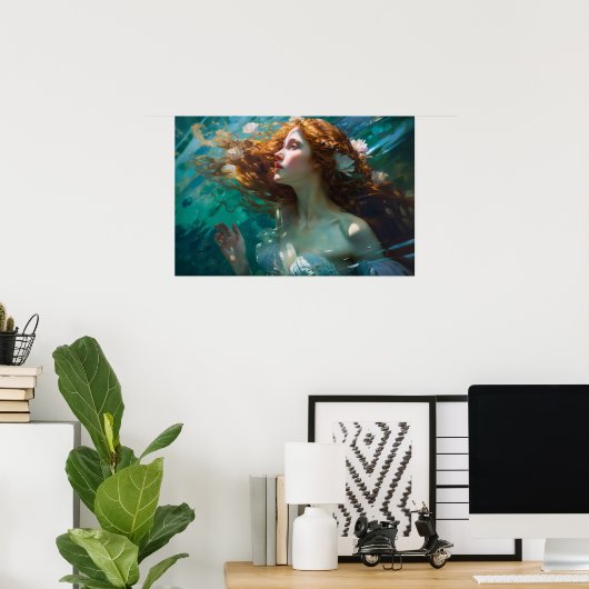 不思議な人魚 ポスター (ホームオフィス)