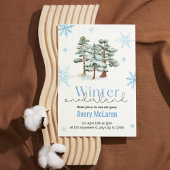 不思議な冬のワンダーランド＆ブルームバースデー 招待状