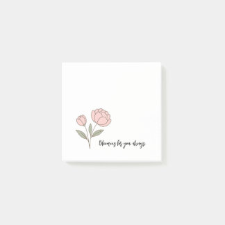 不思議な動物園の牡丹のポストイットノート ポストイット