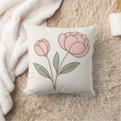 不思議な動物園の牡丹装飾用クッション クッション (ブランケット)