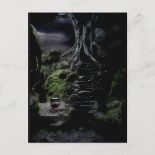 不思議な国への道 ポストカード (正面)