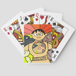 不思議な少年と彼のお洒落動物 トランプ