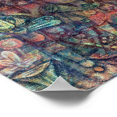 不思議な庭園： Paul Klee 1923 ポスター (角)