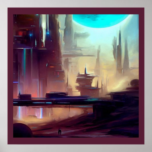 不思議な惑星の上のSF都市3 ポスター (正面)