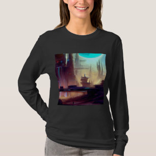 不思議な惑星の上のSF都市3 Tシャツ