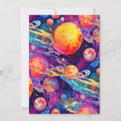 不思議な星座 招待状 (正面)