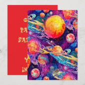 不思議な星座 招待状 (正面/裏面)