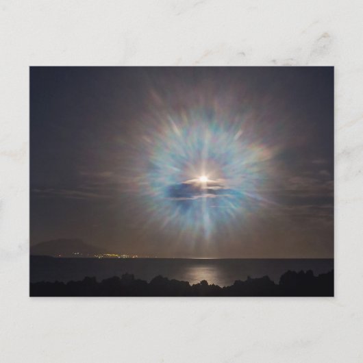 不思議な月 ポストカード (正面)