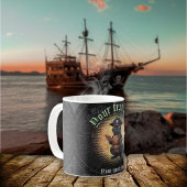 不思議な海賊の猫は、古代の謎を解き明かす コーヒーマグカップ