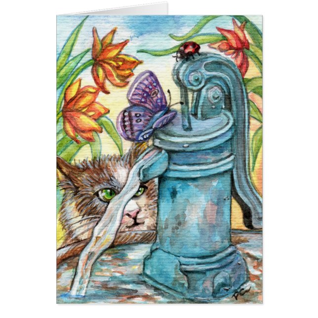 不思議な猫 (正面)