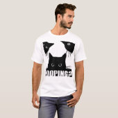 不思議な猫 Tシャツ (正面フル)