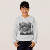 不思議な生き物のサラマンダーシャツ Tシャツ (正面フル)