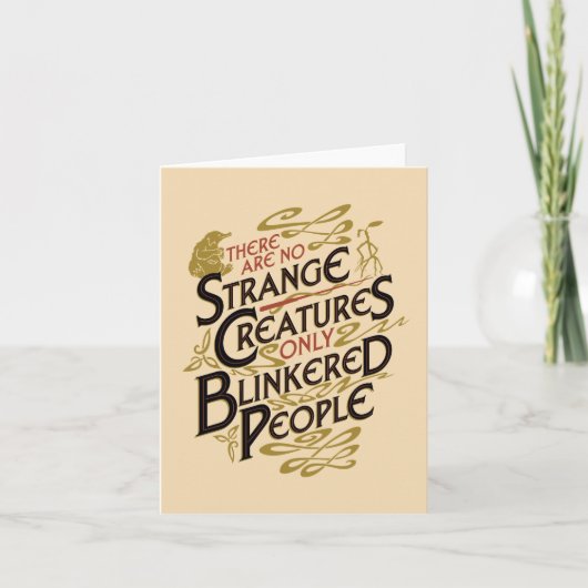 不思議な生き物はいない カード (正面)