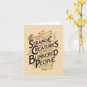 不思議な生き物はいない カード (黄色い花)