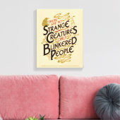 不思議な生き物はいない キャンバスプリント (インサイチュ (リビング))