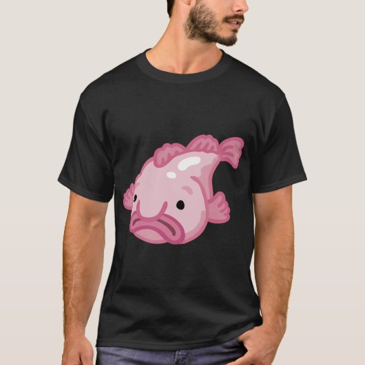不思議な生き物 - ブロブフィッシュ Tシャツ (正面)