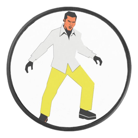 不思議な男性の見た目 アイスホッケーパック (正面)