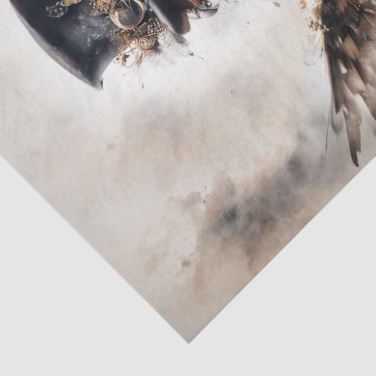 不思議な翼の女性の切り離し 薄葉紙 (詳細)