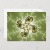 不思議な触手 – Fractal Art ポストカード (正面/裏面)