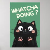 不思議な黒猫 ポスター (正面)