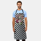 不思議の国うさぎのアリス エプロン (着用した状態)