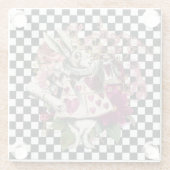 不思議の国うさぎのアリス ガラスコースター (裏面)