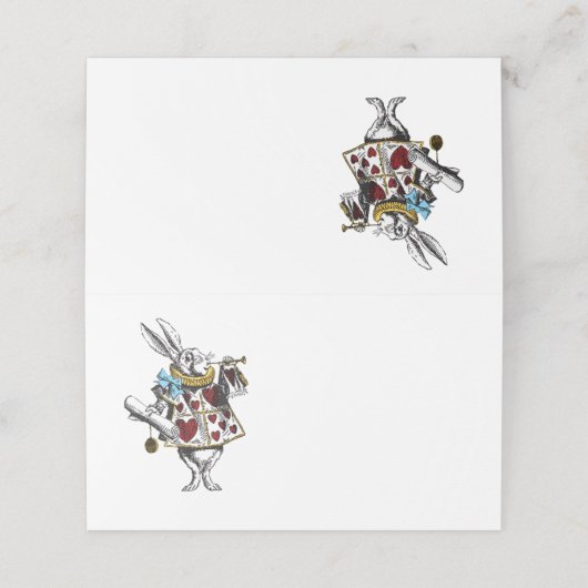 不思議の国うさぎのアリス プレイスカード (外部開封)