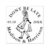 不思議の国でアリスに遅救れるな セルフインキングスタンプ (デザイン)