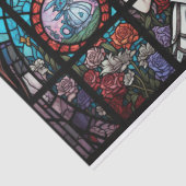 不思議の国で染色されたガラスの切り離しアリス 薄葉紙 (詳細)