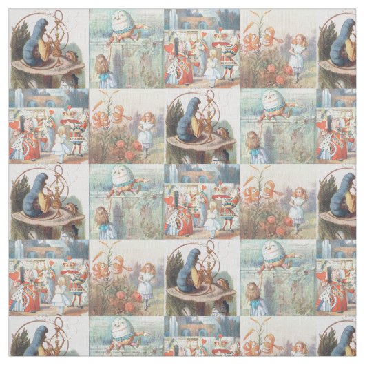 不思議の国と鏡の国のアリス ファブリック (見本)