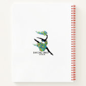 不思議の国に赤いハートの白うさぎ ノートブック (裏面)