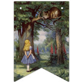 不思議の国のおもしろいのパーティーの旗のアリス バンティングフラッグ (第2の旗)