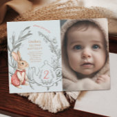 不思議の国のお茶のアリス2歳の誕生日 招待状