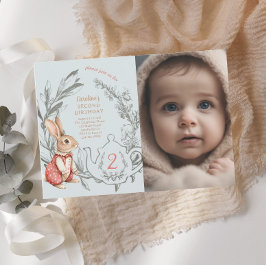 不思議の国のお茶のアリス2歳の誕生日 招待状