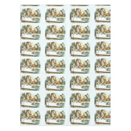 不思議の国のお茶会のアリス テーブルクロス